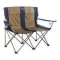Kamp-Rite Portable 2 Person Double Folding Collapsible Outdoor Patio Lawn Beach Chair For Camping Gear, Tailgating, & Sports, 50