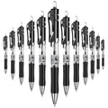 Ypenslzx Gel Pens, Retractable Rolling Ball Gel Pens, Writing Smoothly, Large Capacity, Suitable For Working Or Studying, 12-Pac