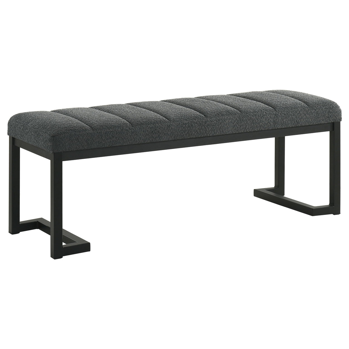 Coaster Home Furnishings Mesa Upholstered Entryway Accent Bench Charcoal