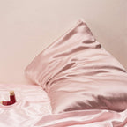 Real Satin Pillowcase For Hair And Skin Made In Usa, Pure 22 Momme Silk Pillow Cases King With Zipper, 100% Mulberry Silk, Organ