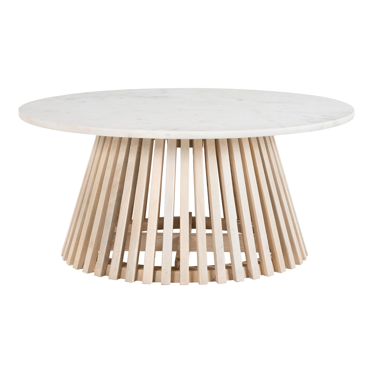 Zuo Mazara Coffee Table White & Natural