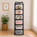 Sr 6 Layer Plastic Storage Drawer With Wheels | Stackable Storage Cabinet For Bedroom, Office, Home | Utility Storage Drawer Org