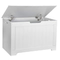 LEMY 30 Inches Entryway Storage Bench Wooden Toy Storage Chest Trunk Box