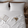 Lbr02M 100% Linen Sheet Set Full Size, Bed Sheets 4 Piece Sets, Solid Color Natural Flax Bed Sheets Soft Breathable Bedding,16'