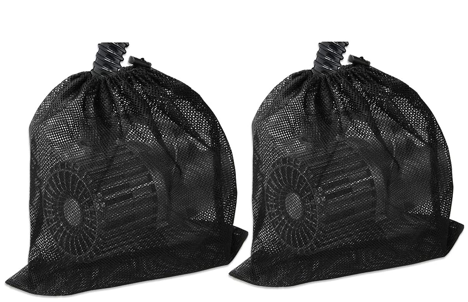 Awvlvwa Pump Barrier Bag, 2 Pack 17.7'X 17.7' Pond Pump Filter Bag, Large Pump Mesh Bag Black Media Bag For Pond Biological Fi