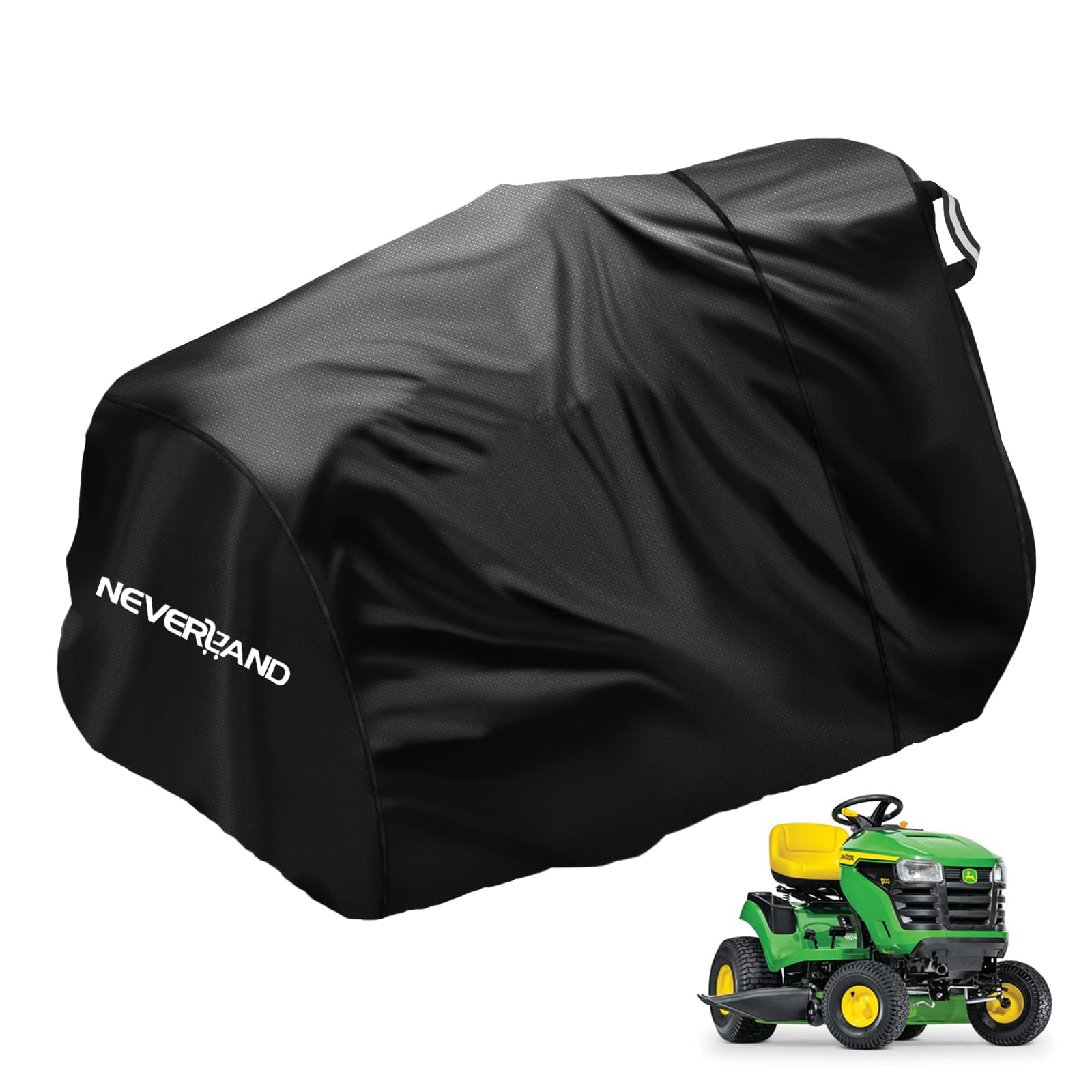 Neverland Riding Lawn Mower Cover - Lawn Tractor Cover With Drawstring & Storage Bag, Fits Decks Up To 54', 210D Polyester Oxfo