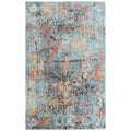 Rizzy Home Alora Decor Alure 5' X 8' Abstract Blue/Copper/Beige Hybrid Area Rug