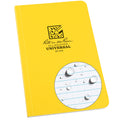 Rite In The Rain Weatherproof Soft Cover Notebook, 4.625' X 7.25', Yellow Cover, Universal Pattern (No. 374)