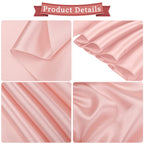 Fani 60 Pcs Satin Chair Sashes Bows Universal Chair Cover For Wedding Reception Restaurant Banquet,Party,Hotel Event Decorations