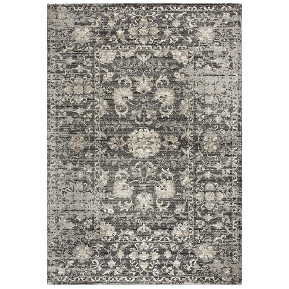 Rizzy Home Alora Decor Swagger 7'10" X 10'10" Floral Gray/Dk Gray/Tan/Ivory/Black Rug