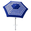 Ammsun 8Ft Heavy Duty High Wind Commercial Grade Patio Beach Umbrella With Separate Sand Anchor Air Vent Carry Bag Fiberglass Ri