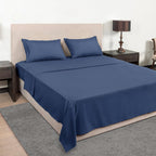 Mejoroom Queen Size Sheet Set - Hotel Luxury 1800 Bedding Sheets & Pillowcases - Deep Pocket Fitted Sheet, Soft, Breathable, Wri