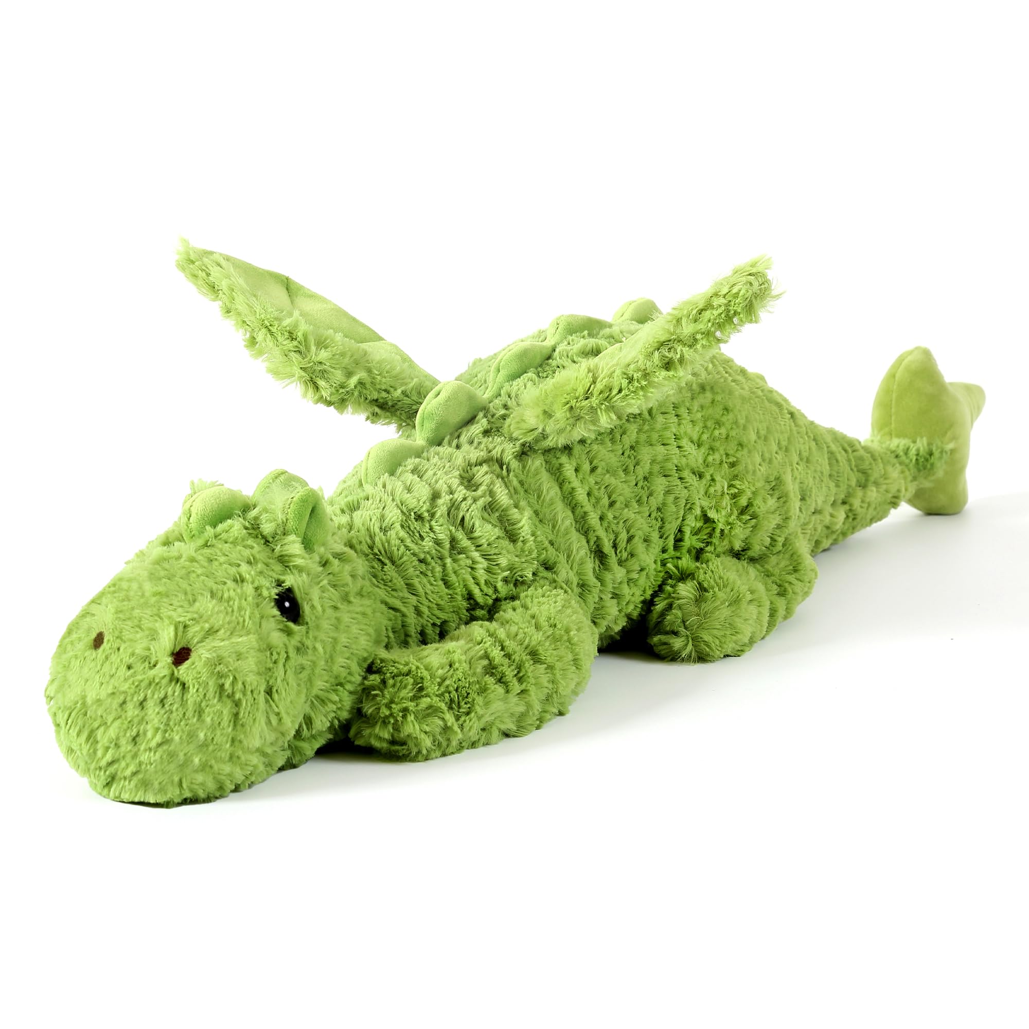 Vetenso 27 Inches Dragon Stuffed Animal, Plush Pillow Dragon Toy For Kids, Cute Plushie Dragon, Green Dino
