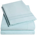 1500 Supreme Collection Twin Xl Sheet Sets Light Blue- 3 Piece Bed Sheets And Pillowcase Set For Twin Xl Mattress - Extra Soft,