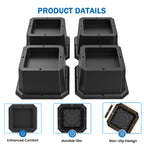 Annkut Furniture Risers 2 Inch-Bed Risers Heavy Duty-Desk Risers For Chair And Table Legs Elevation -Bed Lifts Risers (Set Of 4