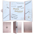 Retirement Party Decorations, Pink Retirement Guest Book Alternative, Large Retirement Card for Woman Man, Happy Retirement Gift