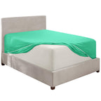 Nestl Mint California King Fitted Sheet, Extra Deep Pocket Cal King Fitted Sheet Only, 1800 Microfiber Fitted Bed Sheet, Ultra Soft Fitted Sheet California King Fits Up To 24 Inch Mattress