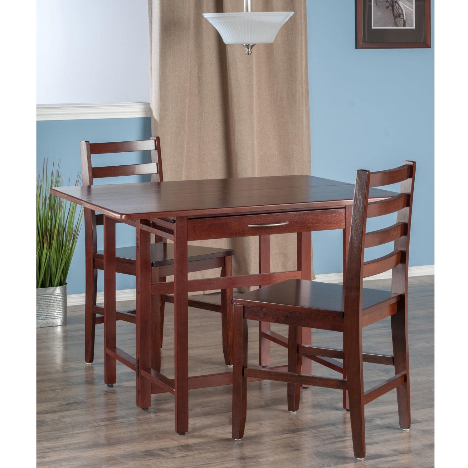 Winsome Wood Taylor Dining, 41.73x30.51x29.13, Walnut