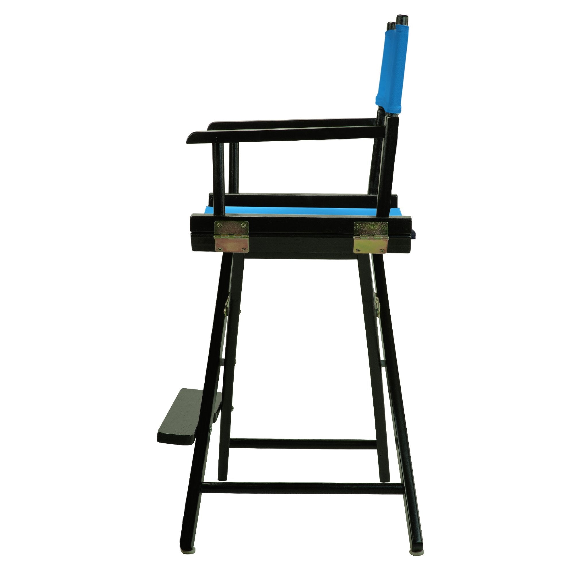 Casual Home 220-02/021-27 Director Chair 24&quot; - Counter Height Blackframe/Turquoise Canvas