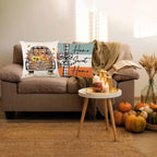 Onfaon Fall Decorations For Home, Fall Pillow Covers 18X18 Set Of 4, Thanksgiving Decorations Autumn Cushion Case For Couch(Fall