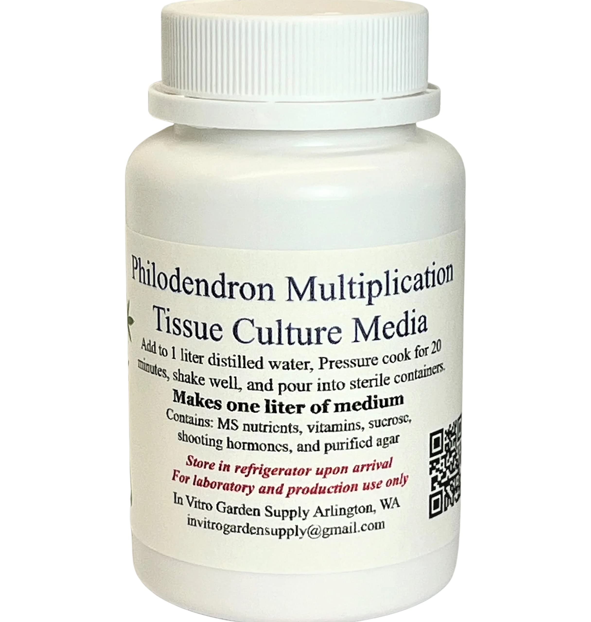 Cloning Tissue Culture Media - Pre Mixed For Philodendron, Hoya, Anthurium, And Similar - Ready To Use