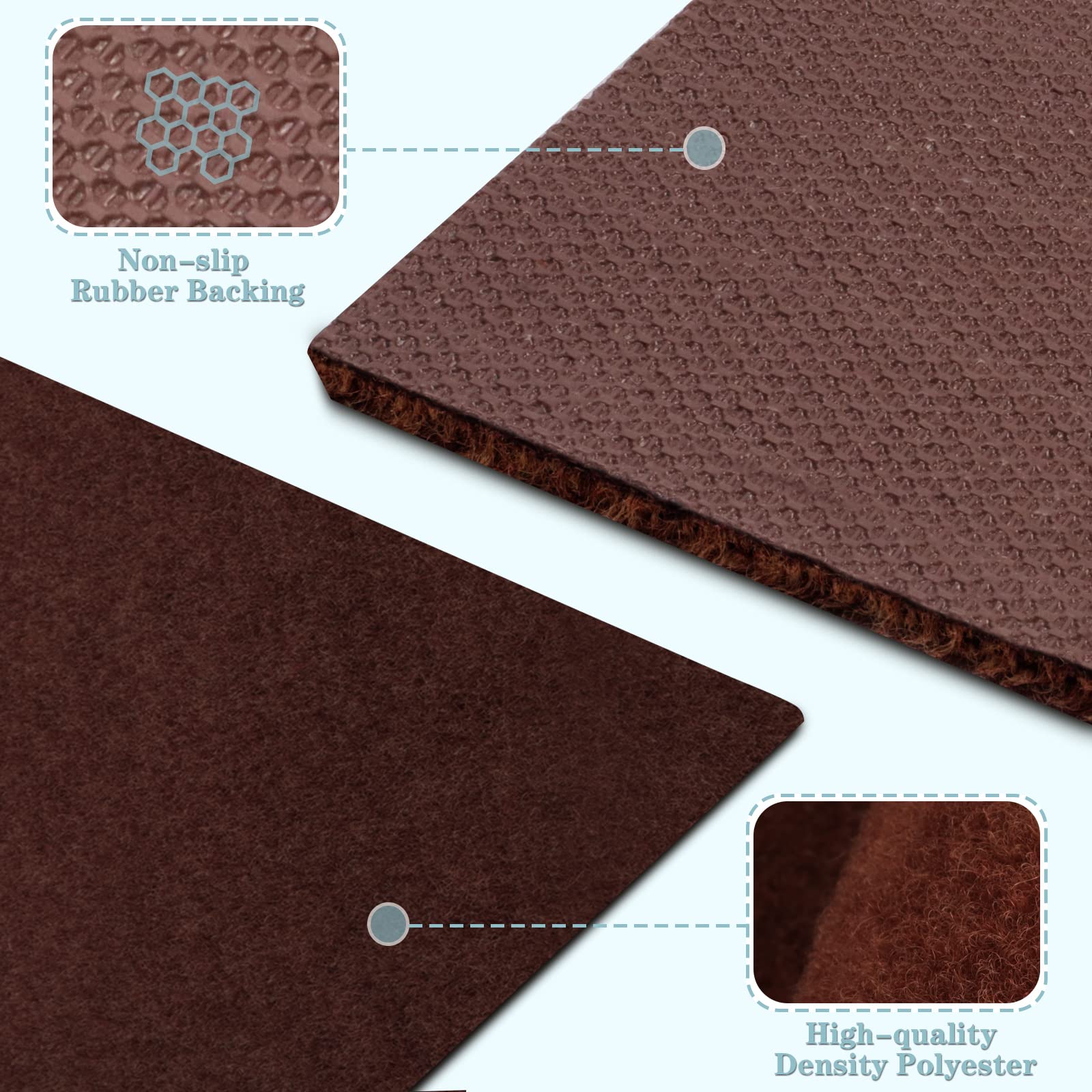 Runner Rug 4Ft X 74Ft, Ayoha 2'-82' Utility Carpet Runner For Entryway Hallway Aisles Balcony Garages, Area Rugs With Non-Slip R