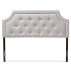 Baxton Studio Mars King Fabric Headboard, 78.35-inch W x 3.15-inch D x 47.83-inch H, Greyish Beige (134-7262-HIT)