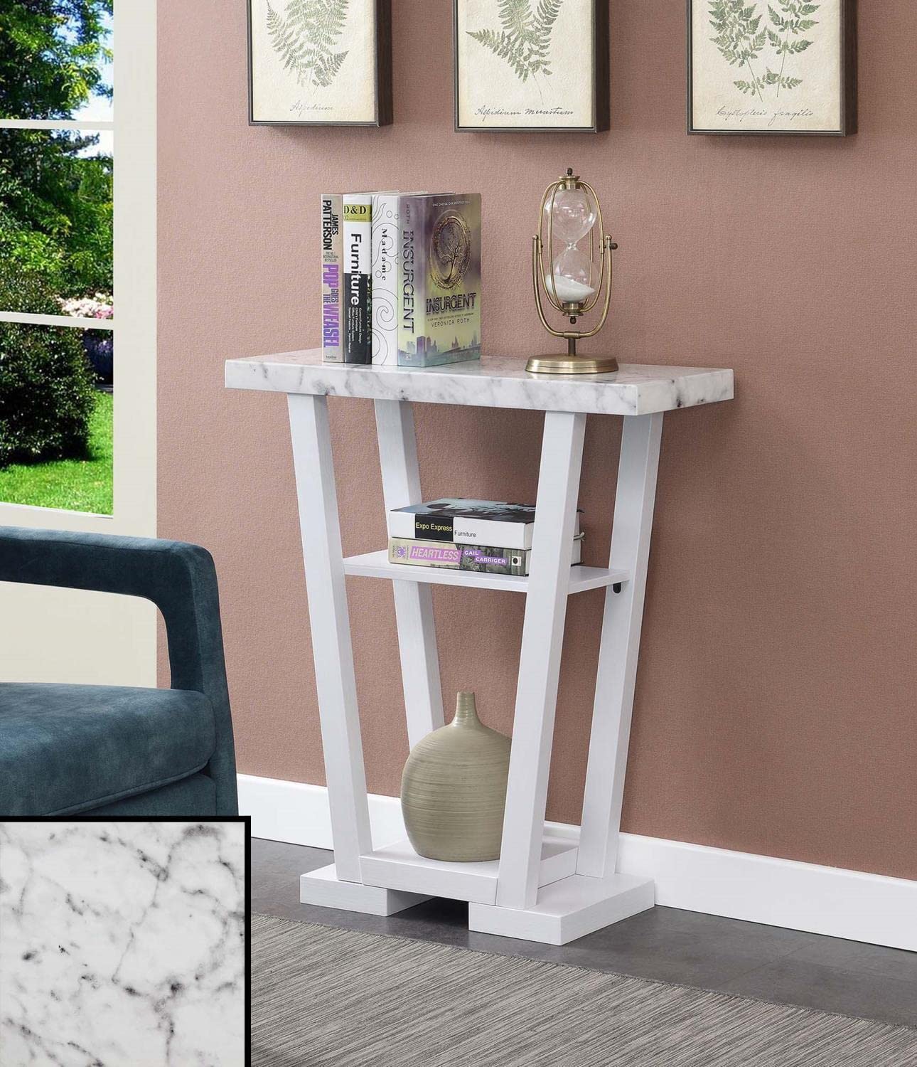 Convenience Concepts Newport V Console Table - Thumbnail 5