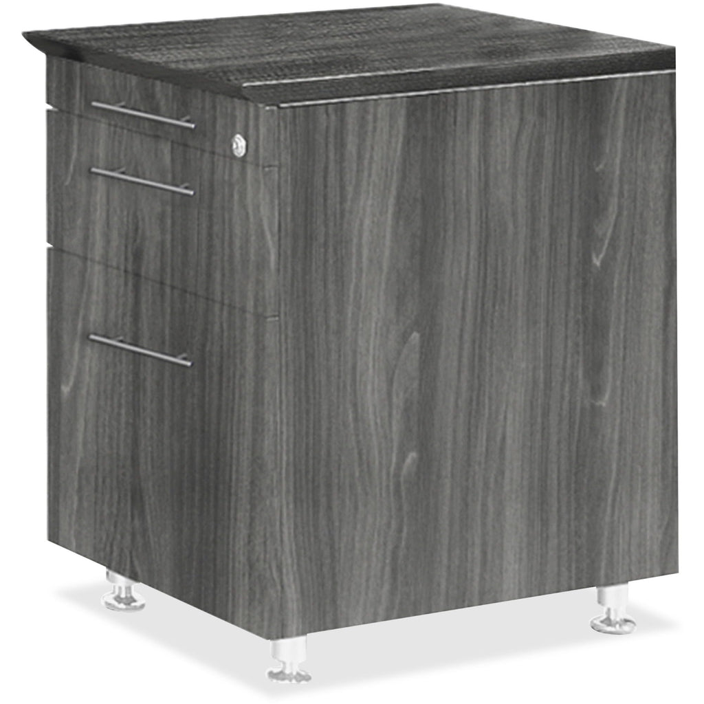 Mayline Mnbfplgs Medina Series Laminate Pedestal, 15-1/2" By 18-1/8" By 26-5/8", Gray Steel