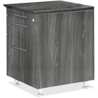 Mayline Mnbfplgs Medina Series Laminate Pedestal, 15-1/2" By 18-1/8" By 26-5/8", Gray Steel