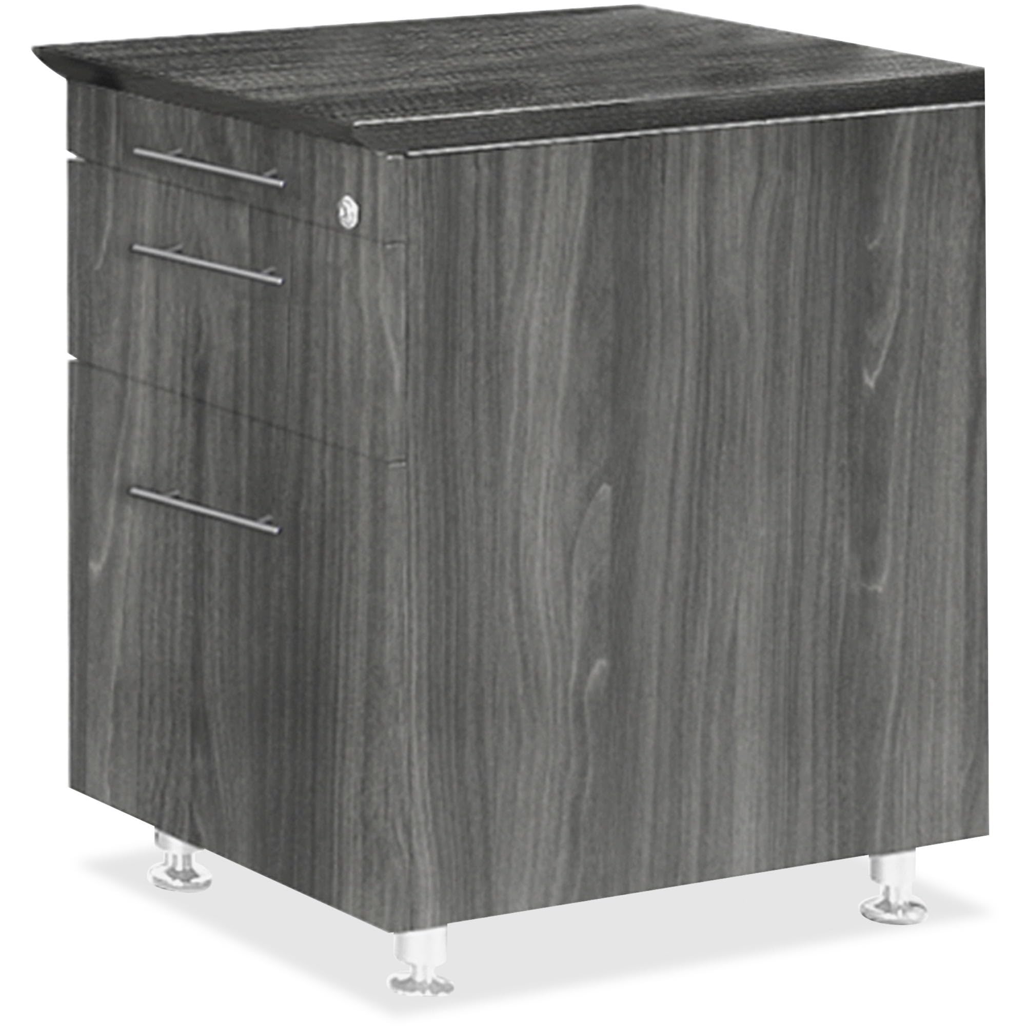 Mayline Mnbfplgs Medina Series Laminate Pedestal, 15-1/2" By 18-1/8" By 26-5/8", Gray Steel