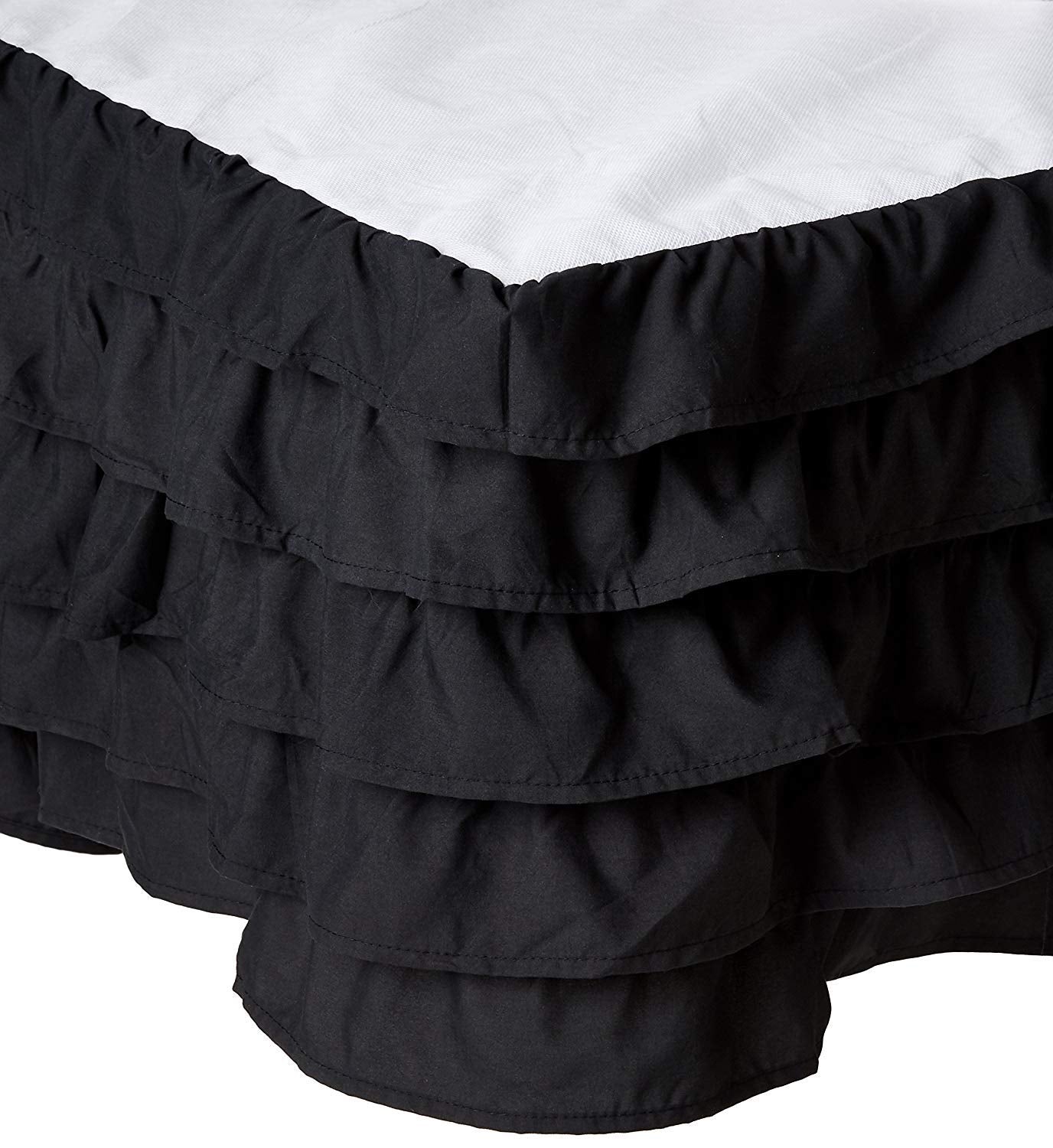 Elegant Comfort Luxurious Premium Quality 1500 Thread Count Wrinkle And Fade Resistant Egyptian Quality Microfiber Multi-Ruffle