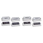 Reversable Sign With Stand (Set Of 4)