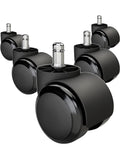 Office Chair Wheels Brozigo Chair Wheels Replacement 5-Pack, Office Chair Casters Heavy Duty Replacement For Hardwood Floors And