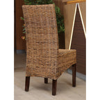 International Caravan Furniture Piece Java Rattan Dining Chair