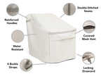 Covermates Outdoor Chair Cover - Premium Polyester, Weather Resistant, Drawcord Hem, Seating And Chair Covers, 30W X 26D X 33H, Stone