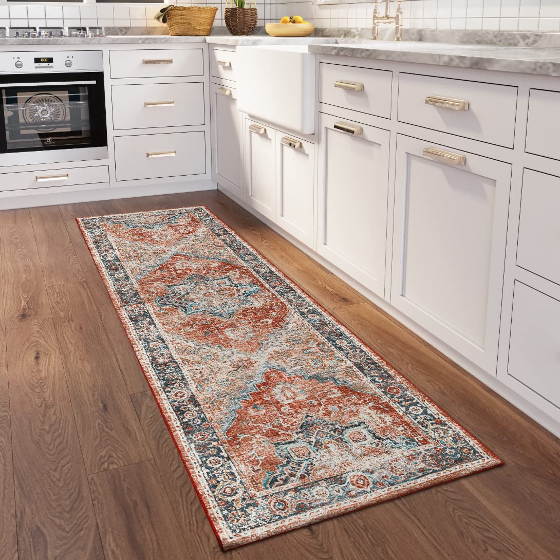 Dalyn Rugs Jericho Jc2 Spice 2'6&quot; X 10' Rectangle Soft Runner Rug, Easy Clean, Non Shedding, Bedroom, Entry, Living Room, Dining Room, Kitchen Rug