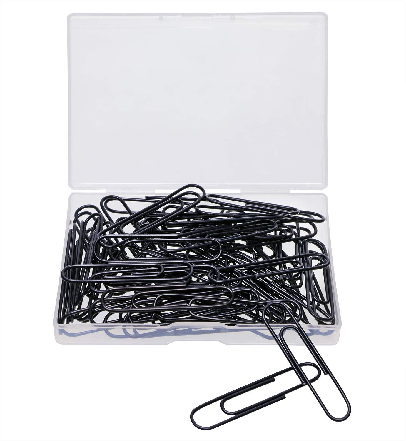 Tupalizy 2 Inch Large Smooth Paperclips Bookmarks Decorative Memo Note Paper Clips Vinyl Coated Office Clips For School Home Doc