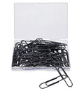 Tupalizy 2 Inch Large Smooth Paperclips Bookmarks Decorative Memo Note Paper Clips Vinyl Coated Office Clips For School Home Doc