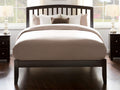 Atlantic Furniture AR8821001 Richmond Platform Bed with Open Foot Board, Twin, in Espresso