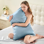 Infiixso Mulberry Silk Pillowcase For Hair And Skin, Silk Pillow Cases Standard Size With Hidden Zipper 20''X26'', Extraordinary