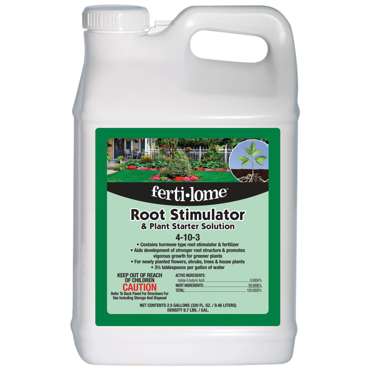 Fertilome (10653) Root Stimulator  Plant Starter Solution 4-10-3 (25 Gal)