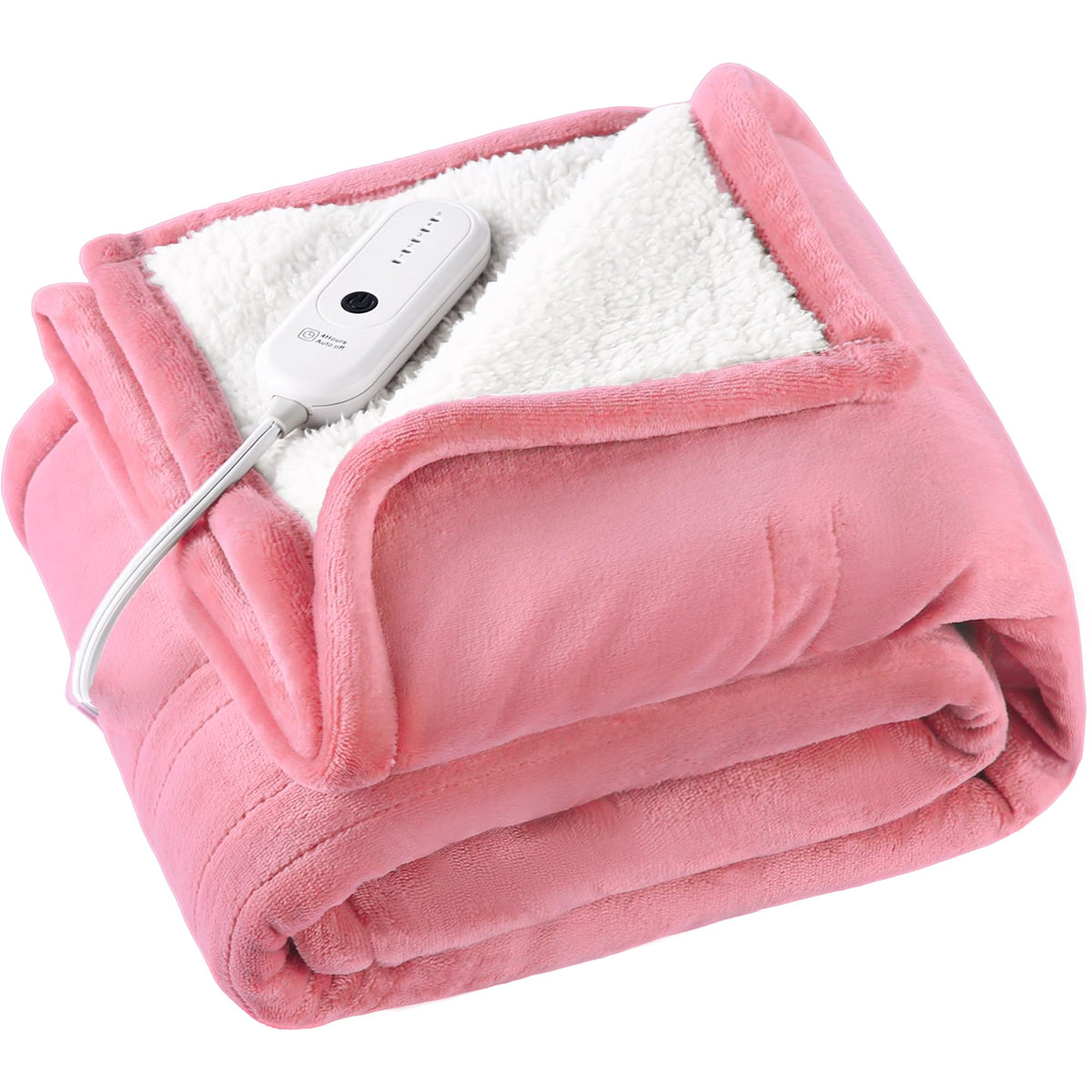 Heated Throw Blanket, Electric Blanket Throw Size With 4 Hours Auto Off & 5 Heating Levels, 50''X60'' Electric Heated Blanket Wi