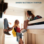 2 Inch Gel Memory Foam Mattress Topper Twin Xl, Cooling Bed Topper With Removable Cover, Soft & Pain Relief & Breathable, Certip