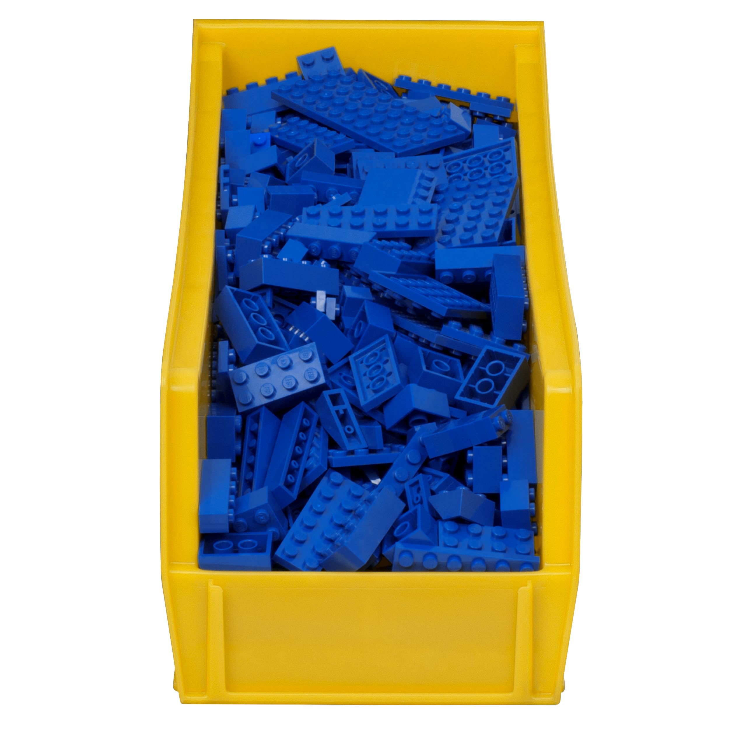 Akro-Mils 30234 Akrobins Plastic Hanging Stackable Storage Organizer Bin, 15-Inch X 5-Inch X 5-Inch, Yellow, 12-Pack