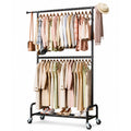 Homde Sturdy Clothes Rack for Bedroom: 462 lbs Heavy Duty Capacity