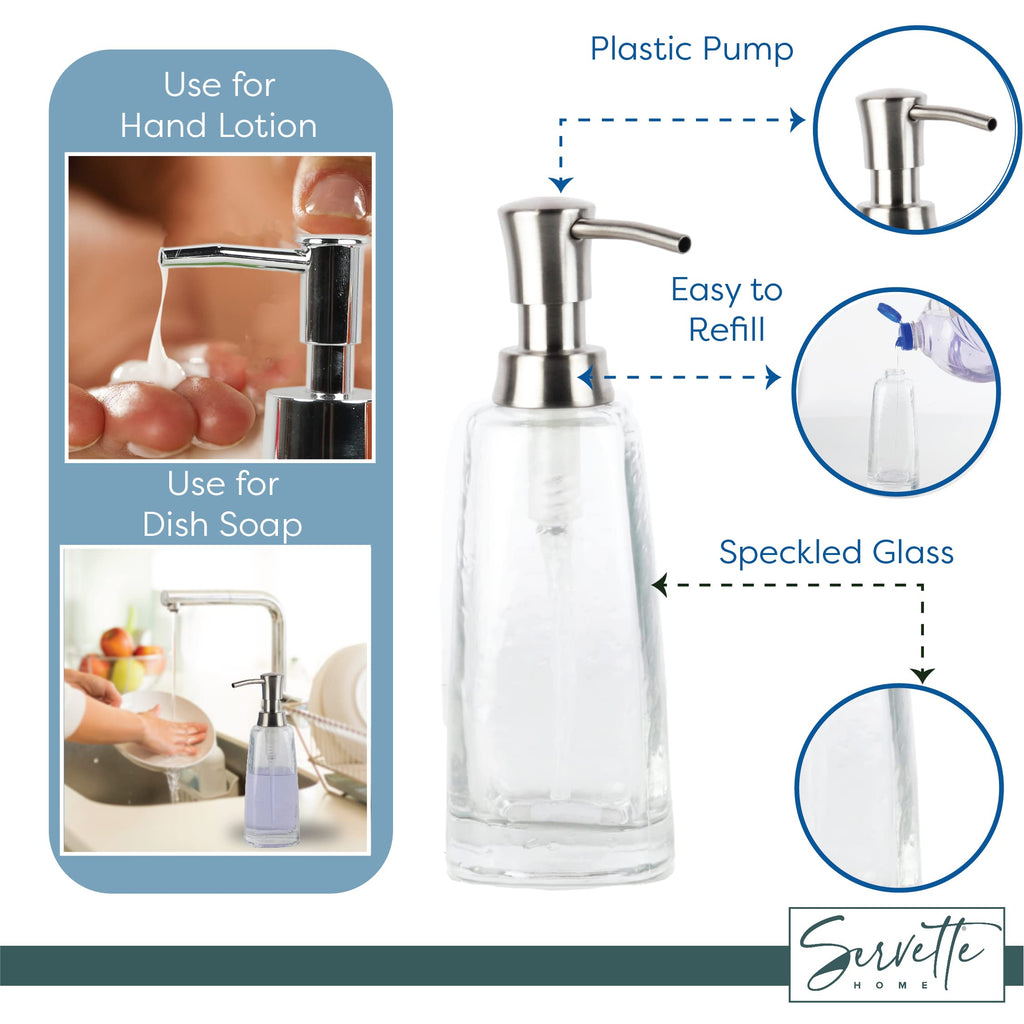 Hand Soap Pump For Home, Bathroom And Kitchen D  Cor - Irridecent Soap Dispenser