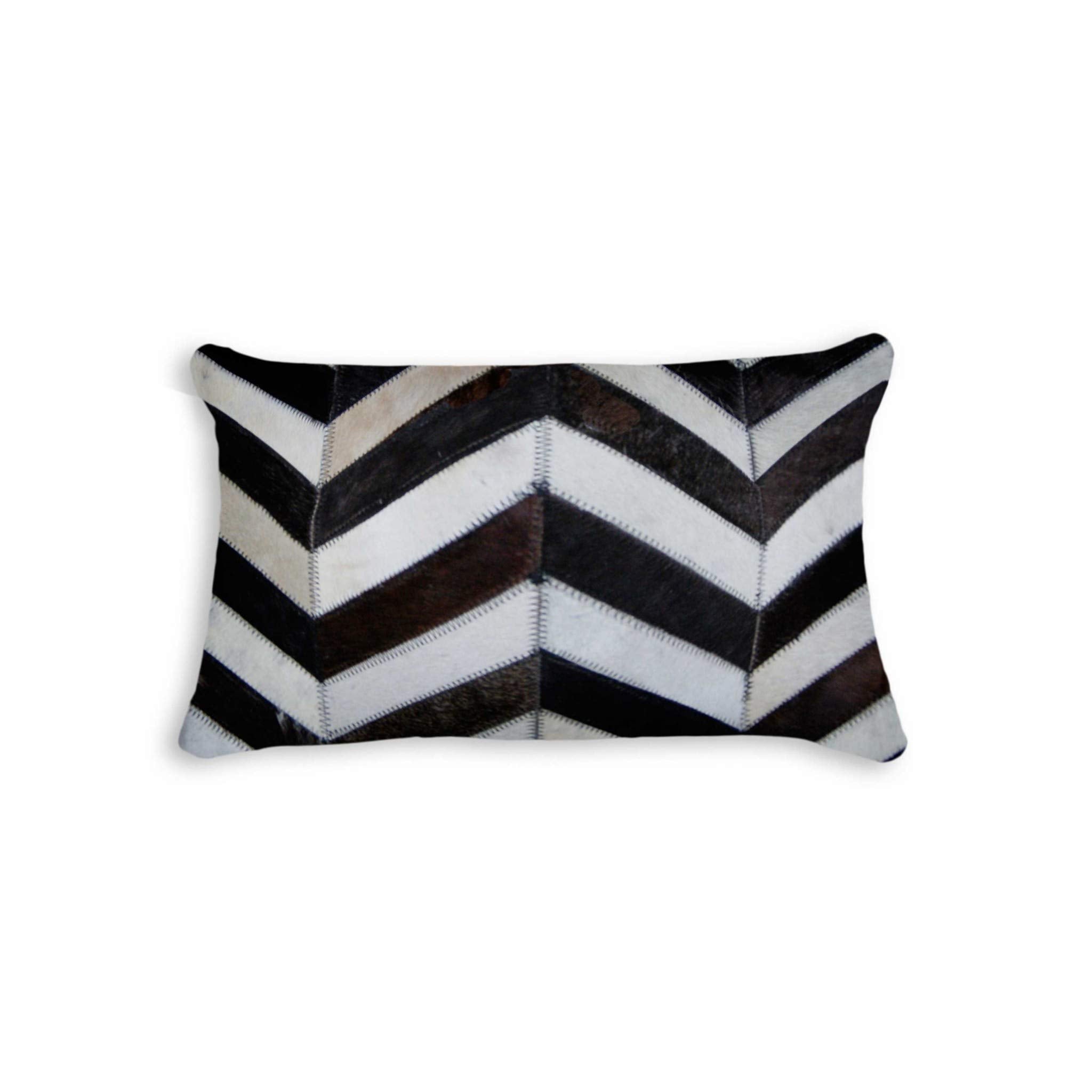 HomeRoots Decor 12' X 20' X 5' Chocolate and Natural Pillow