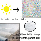 Finnez Window Film Decorative Privacy Film 3D No Glue Glass Sticker For Glass Door Home And Office Heat Control Anti Uv (29.5''