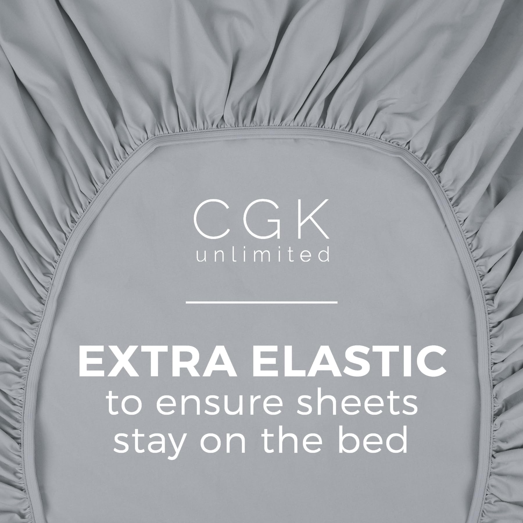 Cal King Size Fitted Bed Sheet - Hotel Luxury Single Fitted Bottom Sheet Only - Fits Mattress Between 8 To 16 Inches - Deep Pockets, Extra Soft & Wrinkle Free - Comfy Breathable & Cooling - Steel Blue